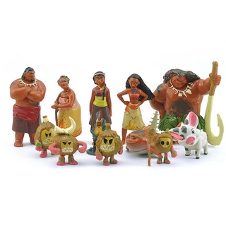 Bộ 12 mô hình nhân vật phim hoạt hình moana
