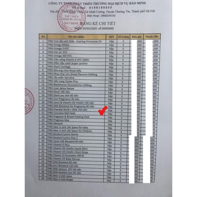 Viên dưỡng tăng khả năng thụ thai 56 viên-  PRE-CONCEPTION  CONCEIVE  WELL GOLD BLACKMORES  - ĐỦ BILL , DATE XA