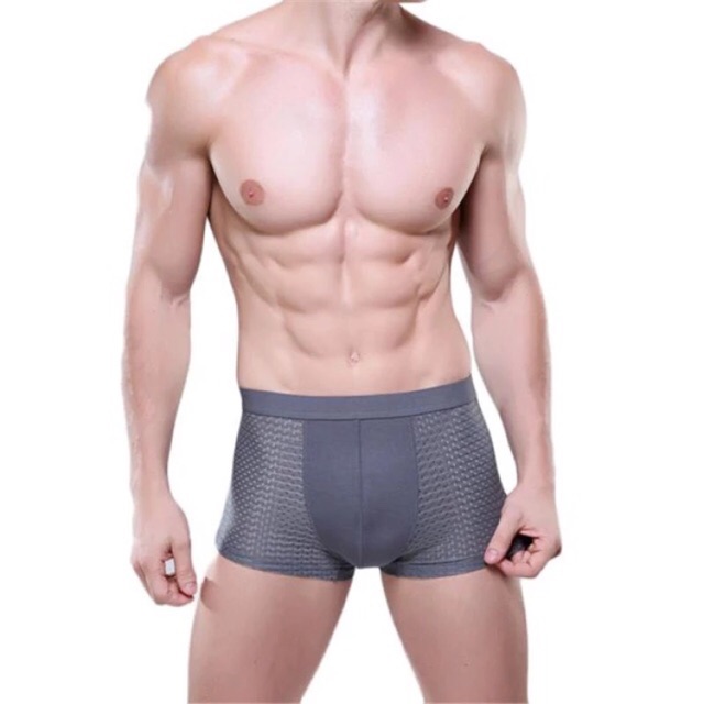 Bộ 4 Quần Lót Boxer Thông Hơi Có Túi Xách Cao Cấp