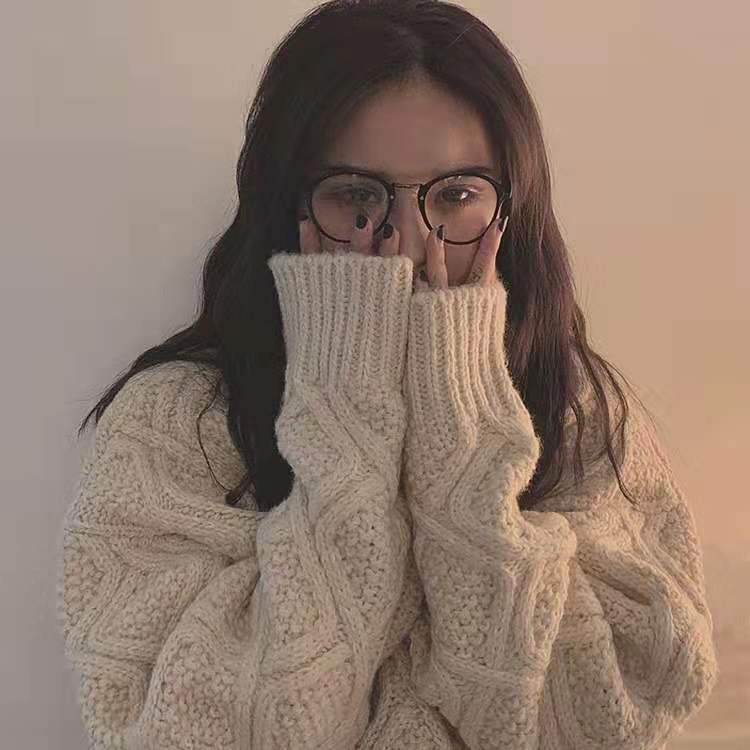 Áo len cổ lọ tay dài phong cách thời trang thanh lịch cho nữ