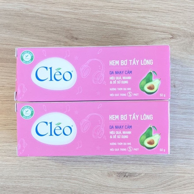 Kem Tẩy lông cho da nhạy cảm CLEO Sensitive Skin 50g