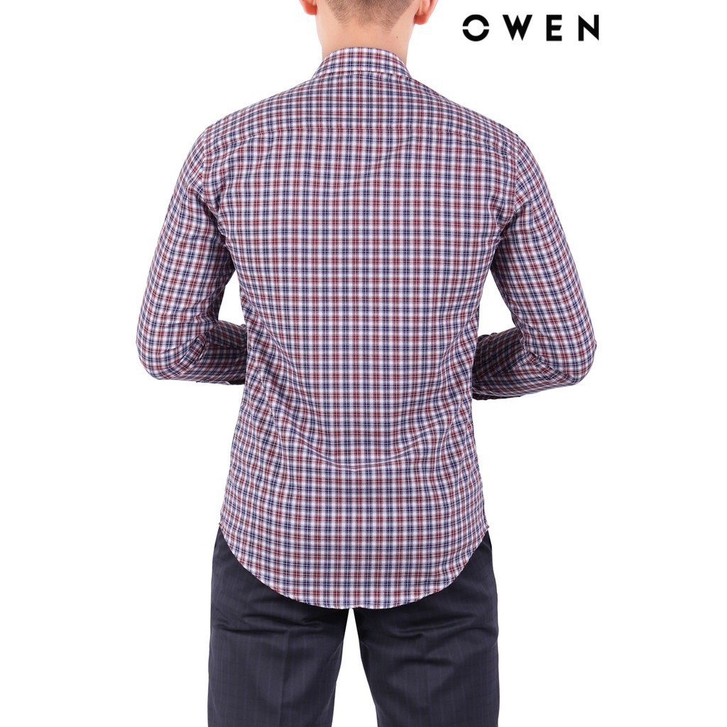 Áo sơ mi dài tay OWEN Regularfit Đỏ - AR20850DT