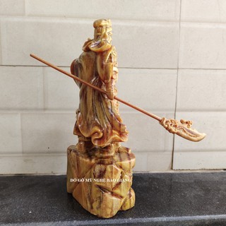 Tượng quan công gỗ huyết long