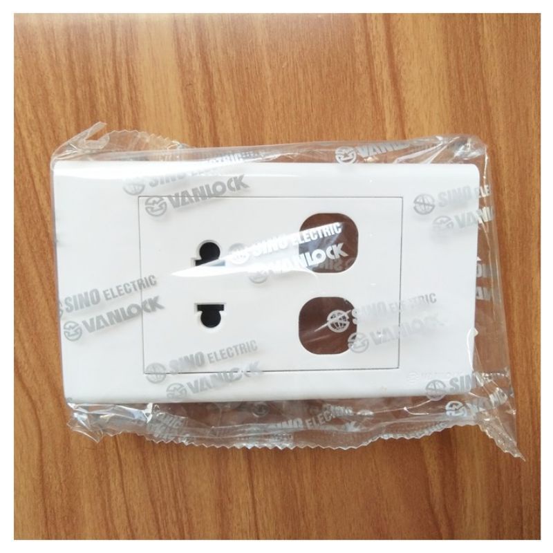 Ổ cắm- mặt lỗ công tắc Sino Vanlock-S18 chính hãng