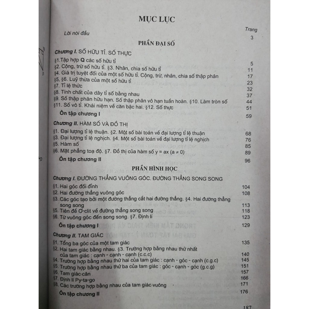 Sách - Trọng tâm kiến thức và phương pháp giải bài tập Toán 7