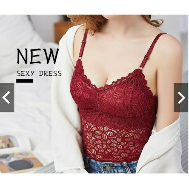 Siêu Phẩm Áo Lót Bra Ren Hoa 2 Dây Sexy | BigBuy360 - bigbuy360.vn