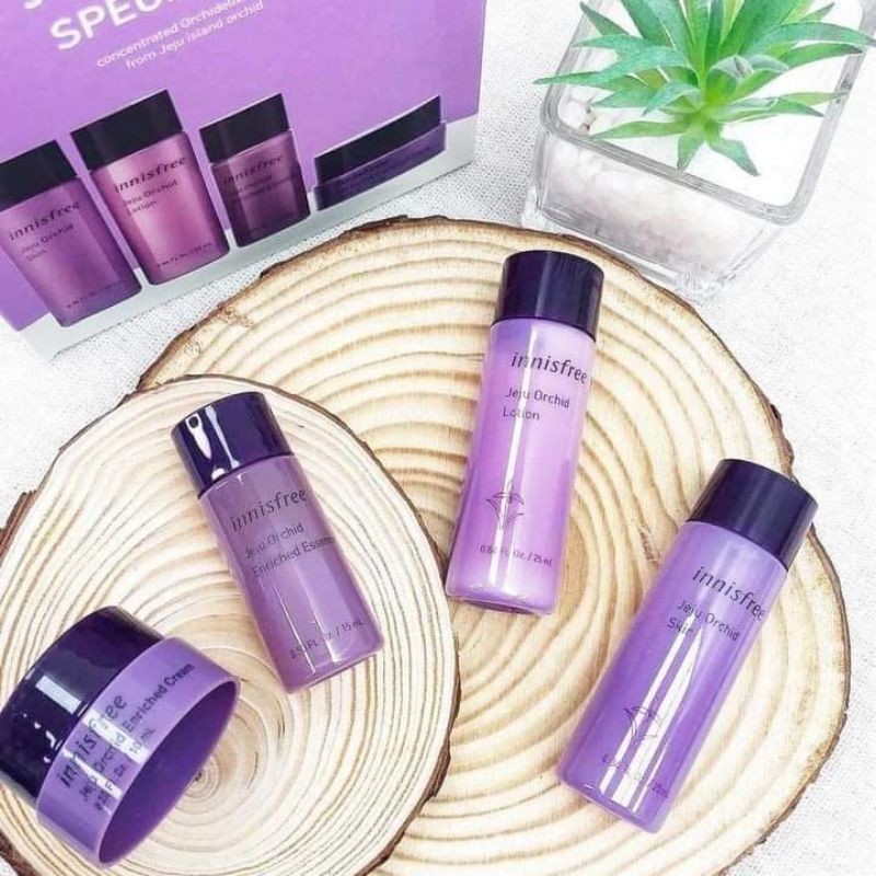 Set Dưỡng Da Mini Chống Lão Hóa Innisfree Jeju Orchid Special Kit 🔮🔮🔮