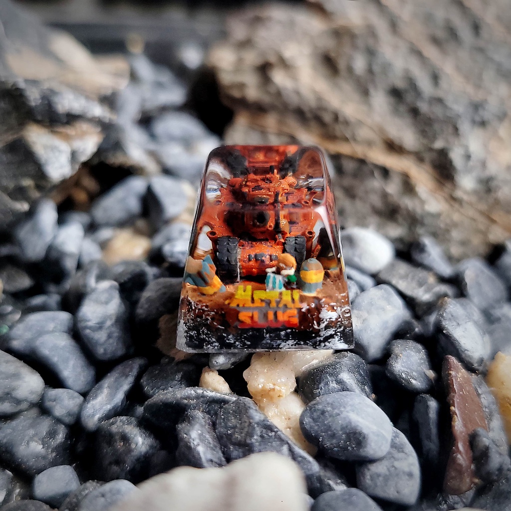Nút bàn phím cơ - Keycap Xe Tăng - Keycap Metal Slug - Keycap Game Rambo lùn - Keycap lẻ - keycap game