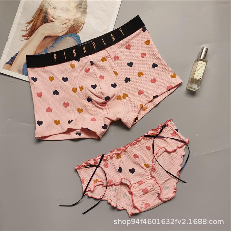 Quần Lót Nam Nữ-Quần Lót Đôi Cotton Cao Cấp Hình Tim ❤️ S82 | BigBuy360 - bigbuy360.vn