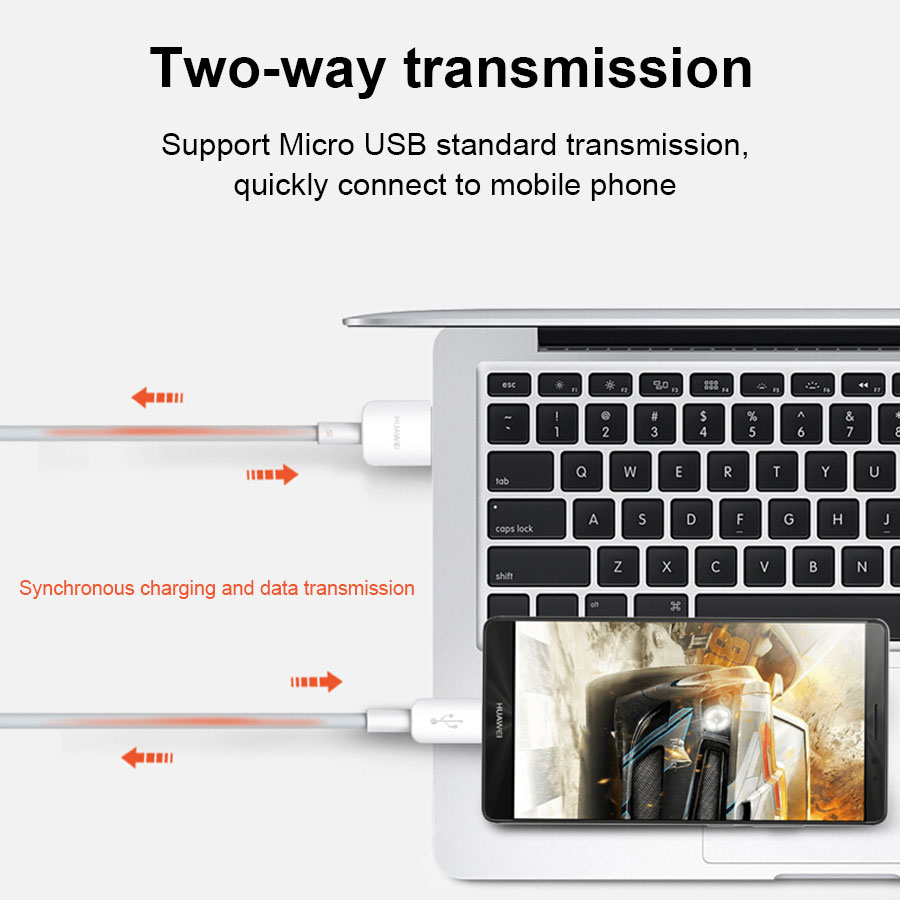 Dây Cáp Sạc Dữ Liệu Micro Usb Nhanh 1m Cho Huawei Y7P Y6P Y5P Y6 Y7 Pro Y9 2019 Nova