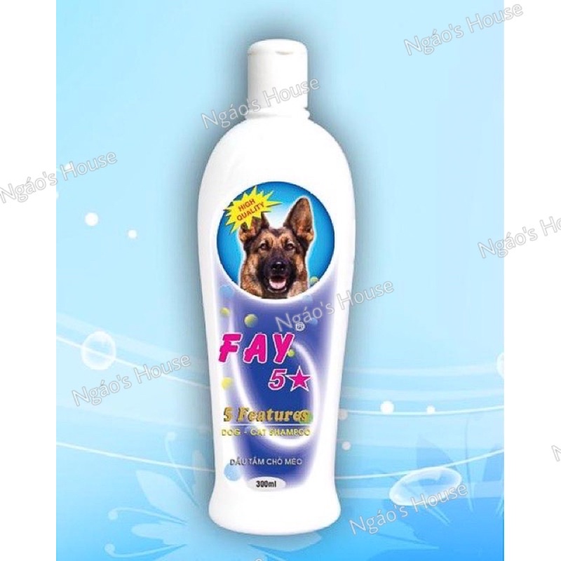Sữa tắm Fay 5* diệt ve rận, bọ chét dành cho chó mèo