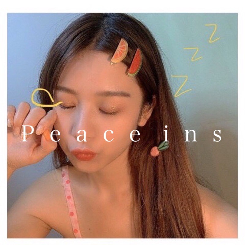 KT01 - Kẹp Tóc Tóc Trái Cây - Peace Store