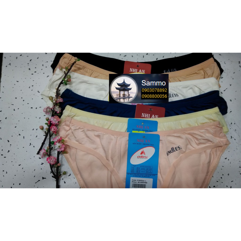 Quần Lót Cotton Nhị An Lưng Nhỏ Cty Việt Nam