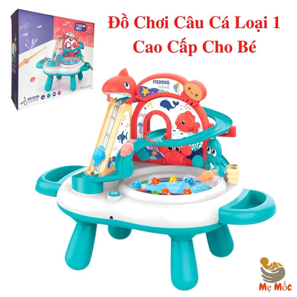 Bộ Đồ Chơi Câu Cá Có Tháp Trượt, Phát Nhạc Cực Hay Cho Bé Thông Minh Sáng Tạo, Shop Bố Mốc