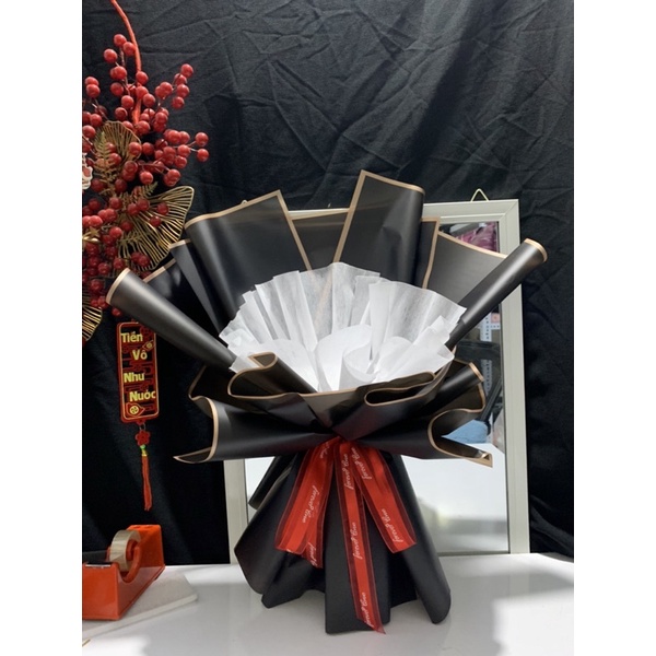 cốt hoa sẵn cắm 20bong hoa sáp