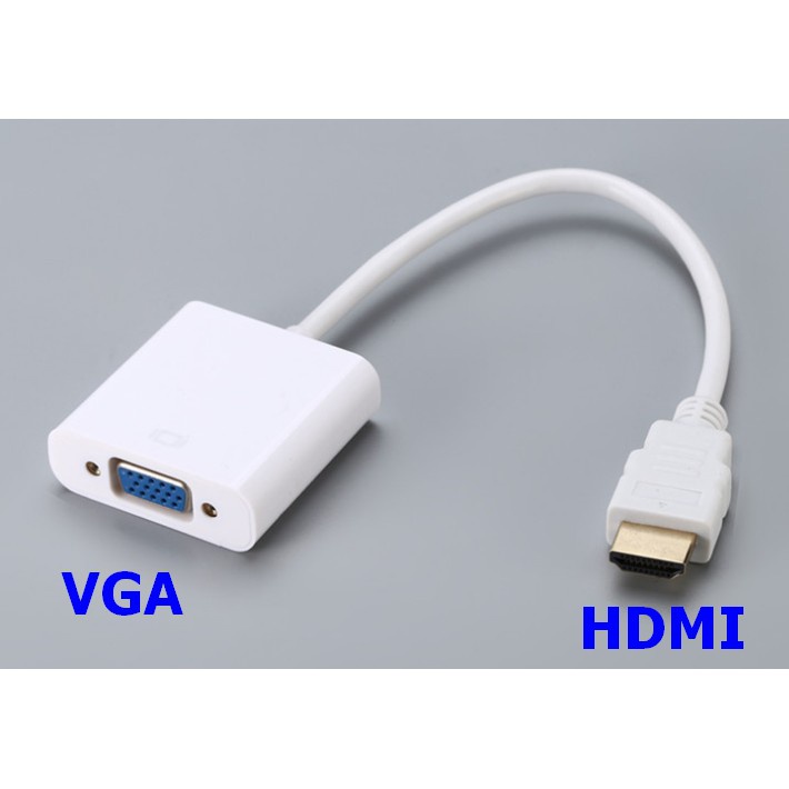 Cáp chuyển đổi HDMI VGA - Micro HDMI VGA có Audio cho PC Laptop máy tính ARIGATO