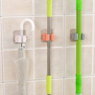 Móc treo chổi,cây lau nhà, treo đồ thông minh dán tường siêu chắc