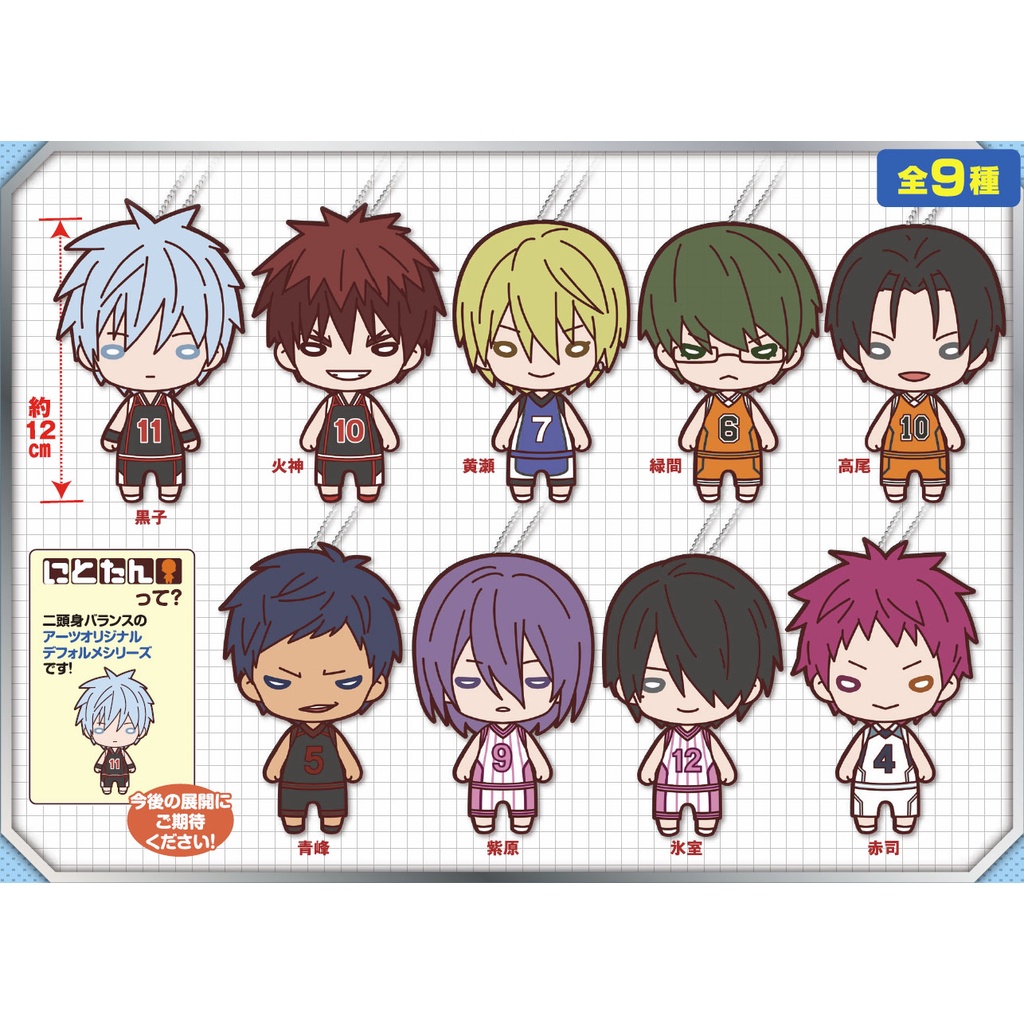 [T-ARTS] Móc chìa khóa nitotan Plush doll KeyChain- Nitotan Midorima Kuroko no Basket chính hãng Nhật Bản