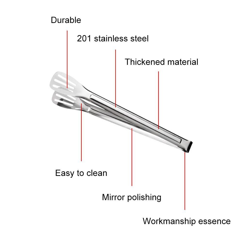 CONOPERY Kẹp Gắp Thức Ăn Bằng Thép Không Gỉ Chống Nóng