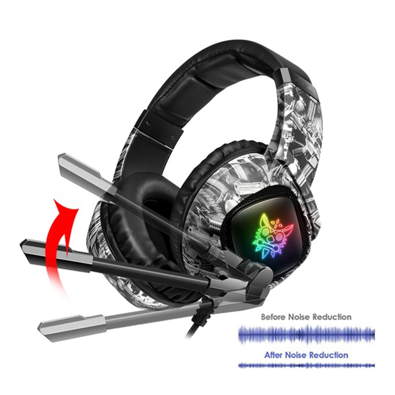 Tai Nghe Gaming Có Mic Và Đèn Led Giắc Cắm 3.5mm Cho Pc / Xbox One / Ps4 / Nintendo Switch Bj Franchisesy | BigBuy360 - bigbuy360.vn