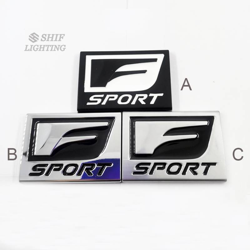 1 x Kim Loại Nhỏ F SPORT Logo Ô Tô Tự Động Trang Trí Biểu Tượng Huy Hiệu Miếng Dán Decal Thay Thế Ch