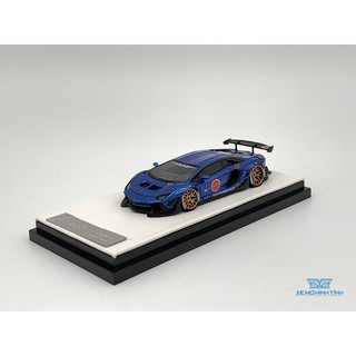 Xe Mô Hình Lamborghini Aventador LB 2.0 Limited 699pcs Timothy Pierre 1:64 ( Xanh Dương )