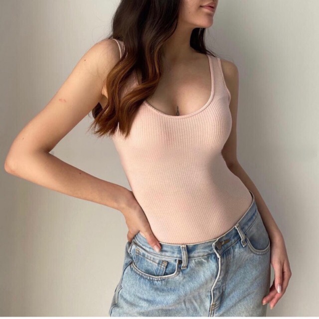 Bộ Bodysuit F21 VNXK ( nhiều màu ) gân tăm dày dặn - form tôn dáng | BigBuy360 - bigbuy360.vn