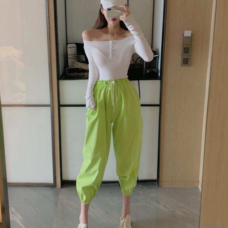 Áo thun nữ tay dài hở vai thời trang Hàn Quốc