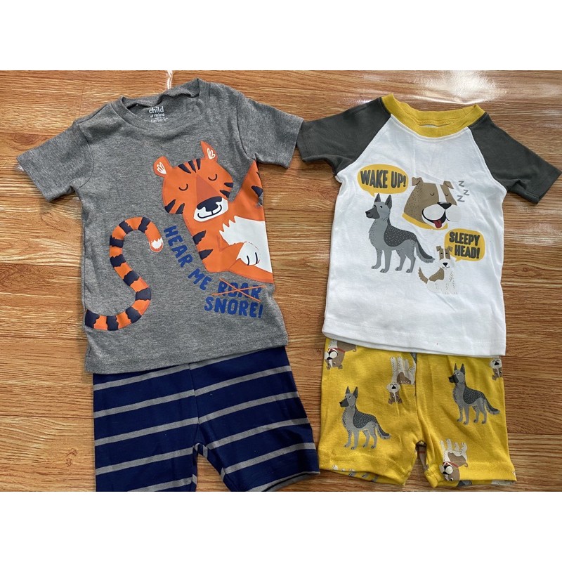 Bộ mặc nhà bé trai bé gái