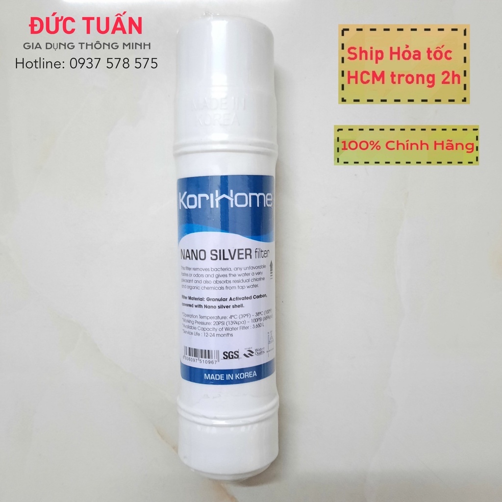 Lõi Nano Silver Korihome - Nano Bạc Korihome