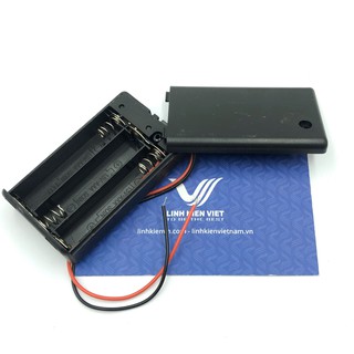 Đế pin AAA 3 pin có công tắc gạt (X3H21)