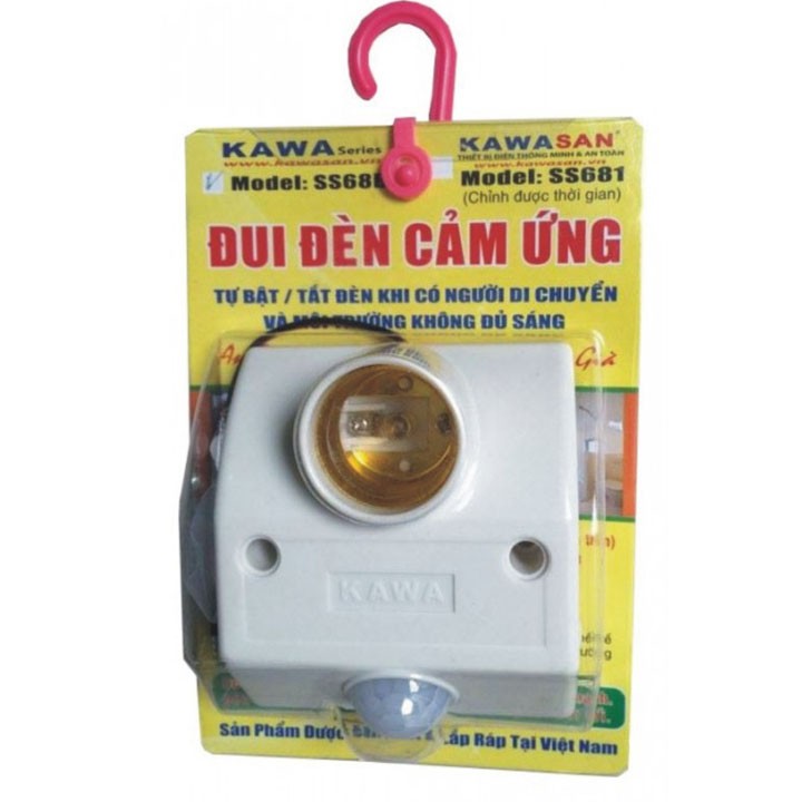 Đui đèn cảm ứng Kawa SS68B - tự động phát sáng