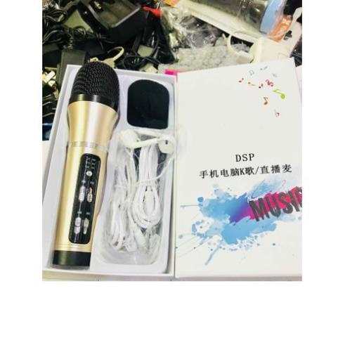 Mic hát karaoke hỗ trợ livestream c25 - Chính hãng