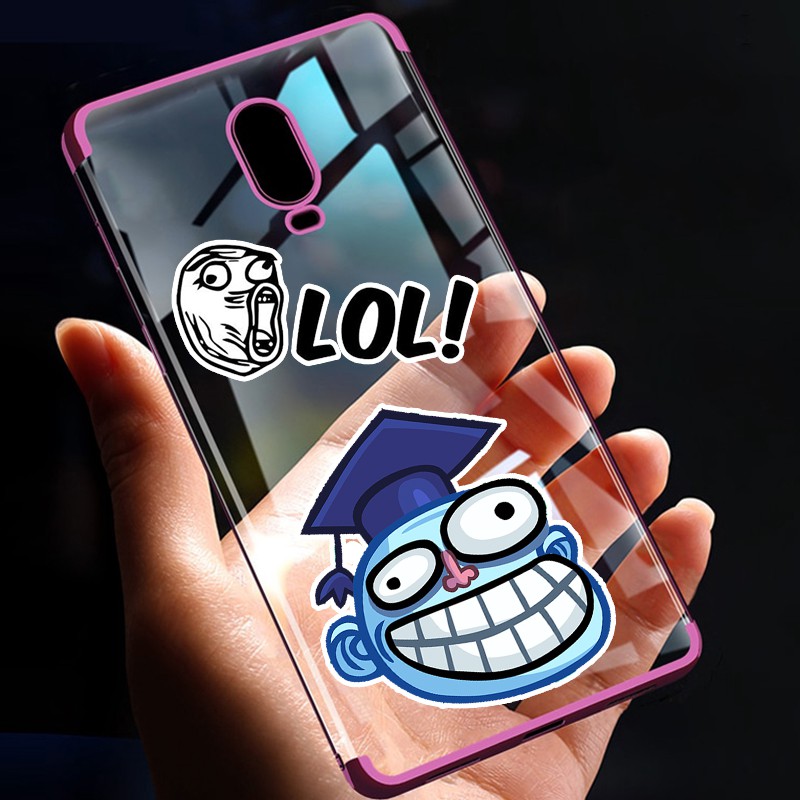 Hình Dán Sticker Troll Face Mặt Hài STKA411 - Decal Dán Điện Thoại, Vali, Laptop, Nón Bảo Hiểm, Đồ Dùng Chống Nước