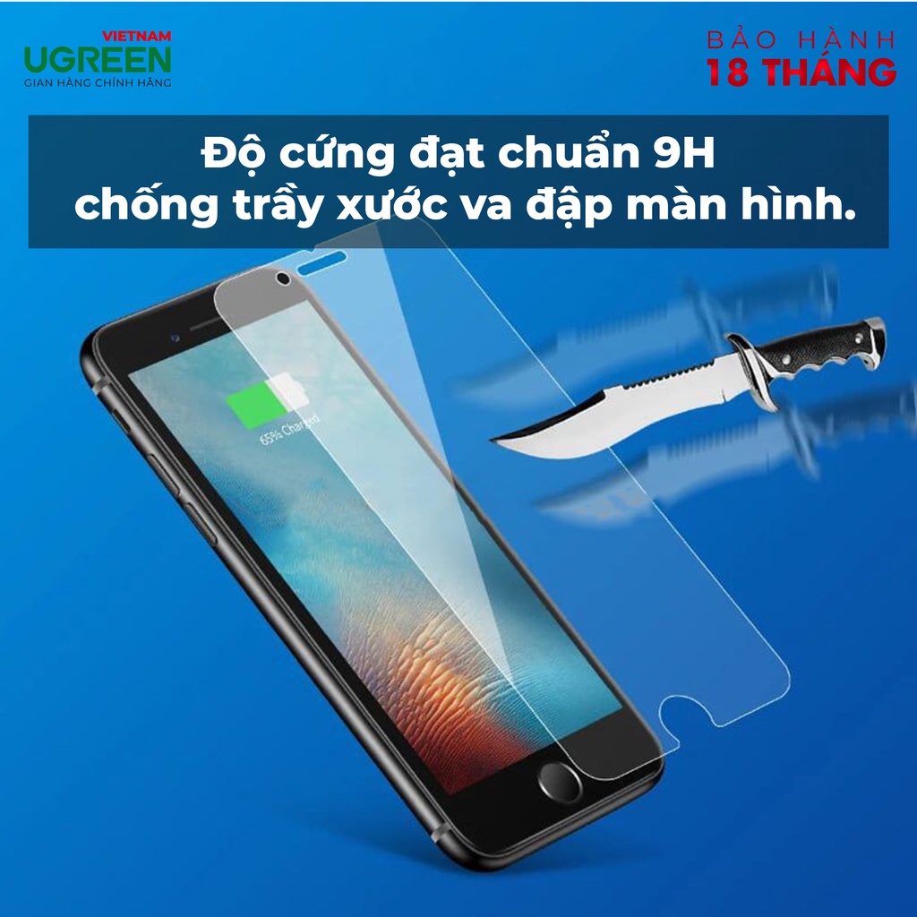 Tấm bảo vệ màn hình bằng kính cường lực độ phân giải cao 2 chiếc/ túi LP171 UGREEN
