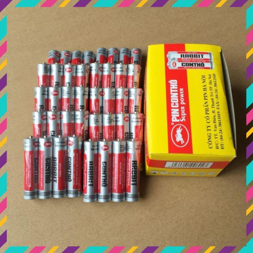 Sale Sốc 1 Vỉ 4 Viên Pin Con Thỏ Cỡ AAA, Pin Đũa Giá Rẻ Tiện Lợi