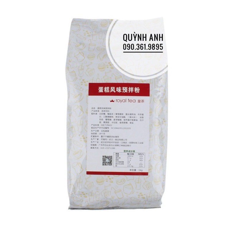 Bột cake cream (bột trộn vị bánh) Royal Tea 1kg