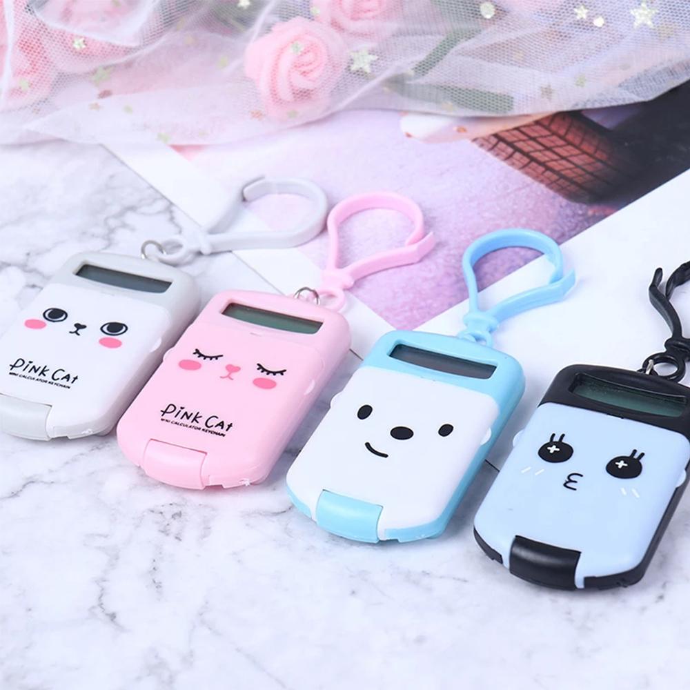 Móc Khóa Máy Tính 8 Chữ Số Mini Dễ Thương