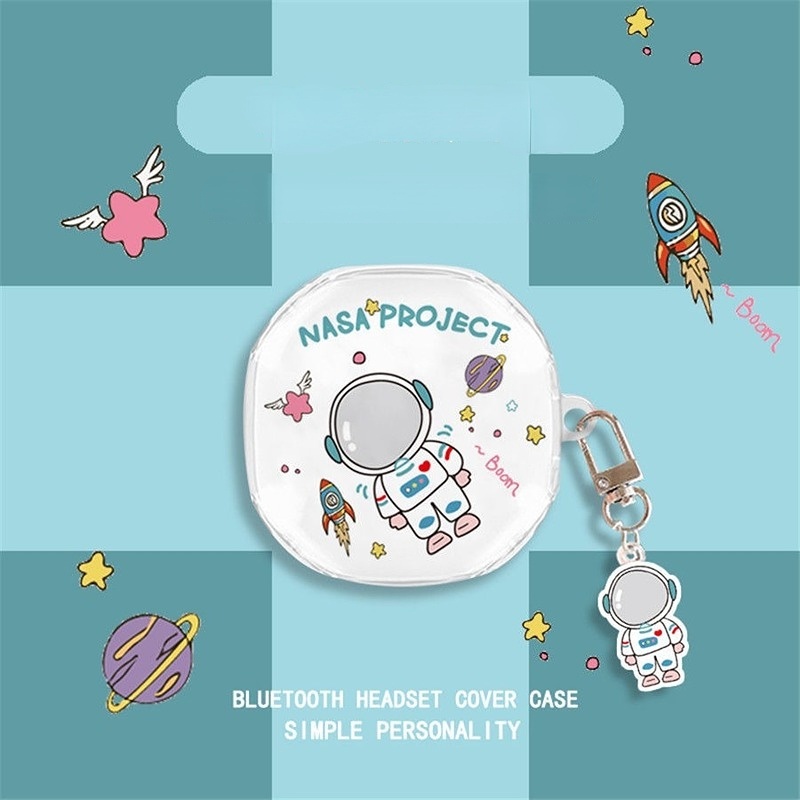 Sẵn Sàng! Vỏ Bọc Hộp Sạc Tai Nghe Baseus WM01 Plus Mềm Hình Cô Gái Và Phi Hành Gia