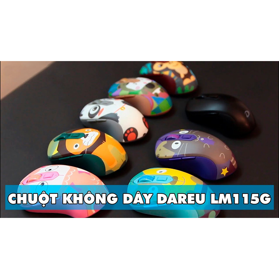 Chuột máy tính không dây DARE-U LM115G Multi-color