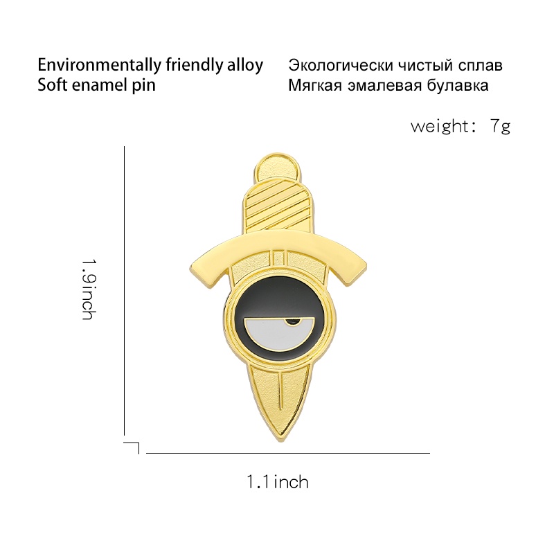 Ghim cài áo QIHE JEWELRYSPY điệp viên hoàn hôn FAMILY có thể dùng làm trang sức