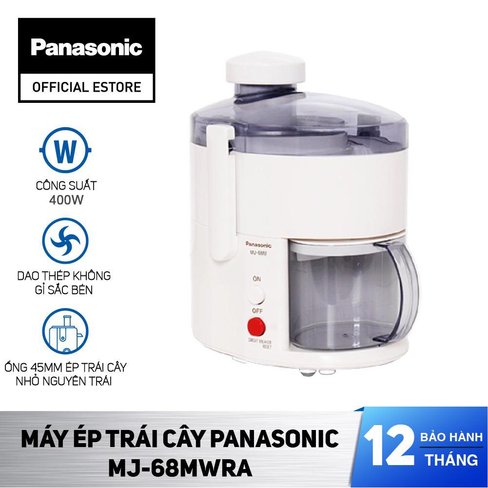 Máy ép trái cây Panasonic PAVH-MJ-68MWRA dung tích 600 ML sản xuất Malaysia - Hàng chính hãng, bảo hành 12 tháng