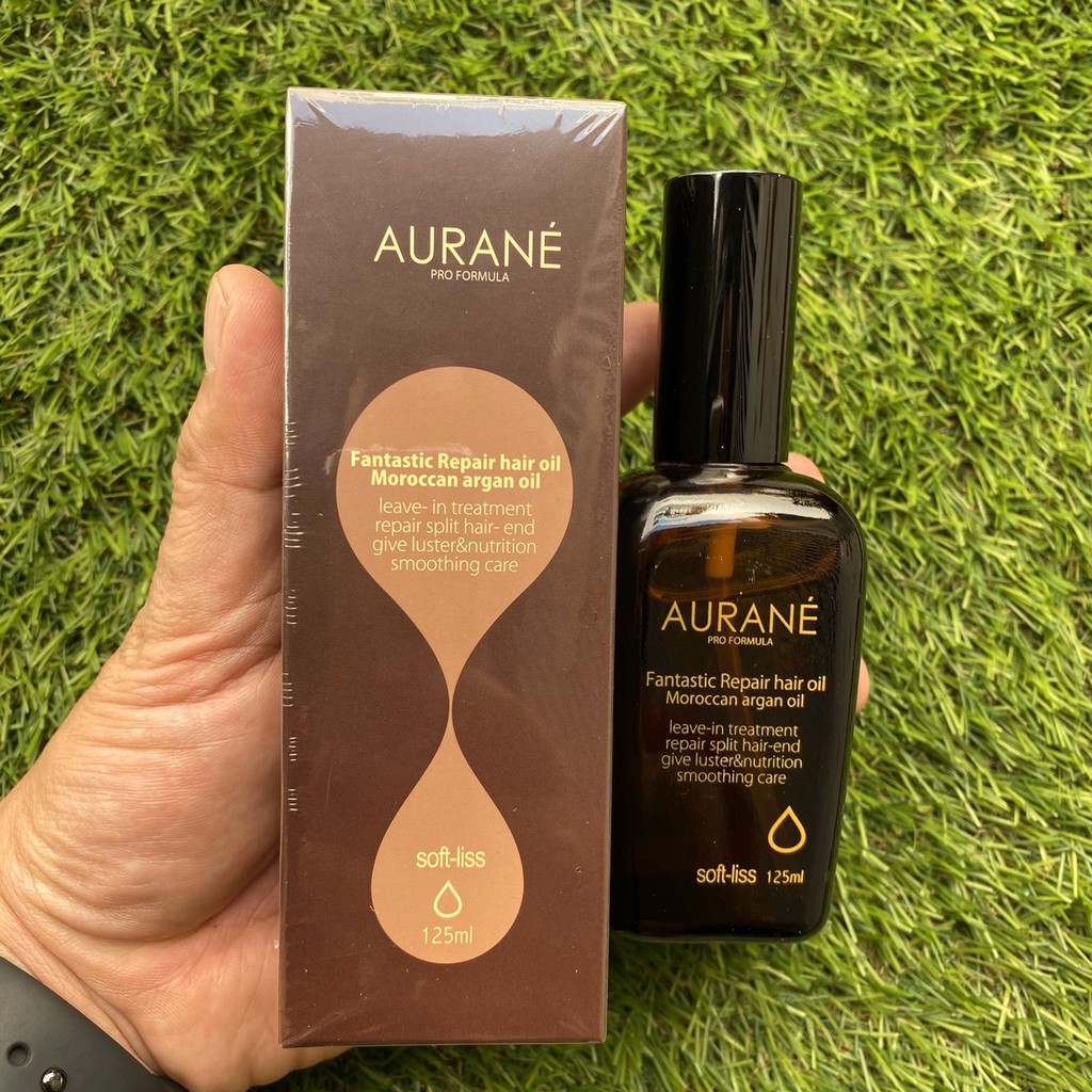 Tinh dầu dưỡng tóc AURANE Argan Fantasic Repair Hair Oil Soft-Liss 125ml ( mẫu vuông )