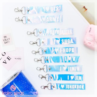 Trap móc khoá hologram BTS