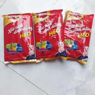 3 bịch xúc xích heo vissan loại lớn 175g xúc xích dinh dưỡng