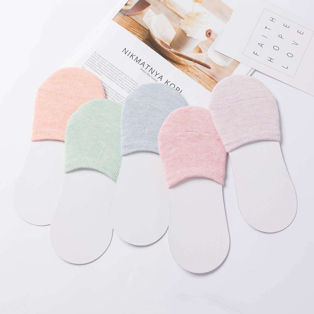 Vớ cotton nửa bàn chân chống trượt thấm hút mồ hôi cho nữ