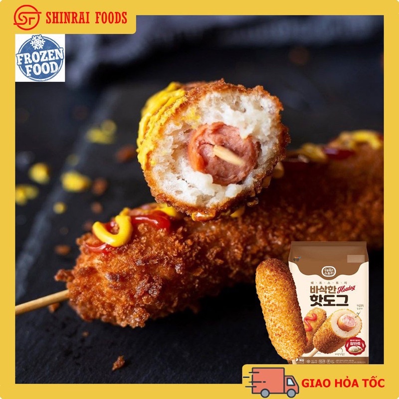 Hotdog xúc xích Hàn Quốc bịch 5 cây 400gram