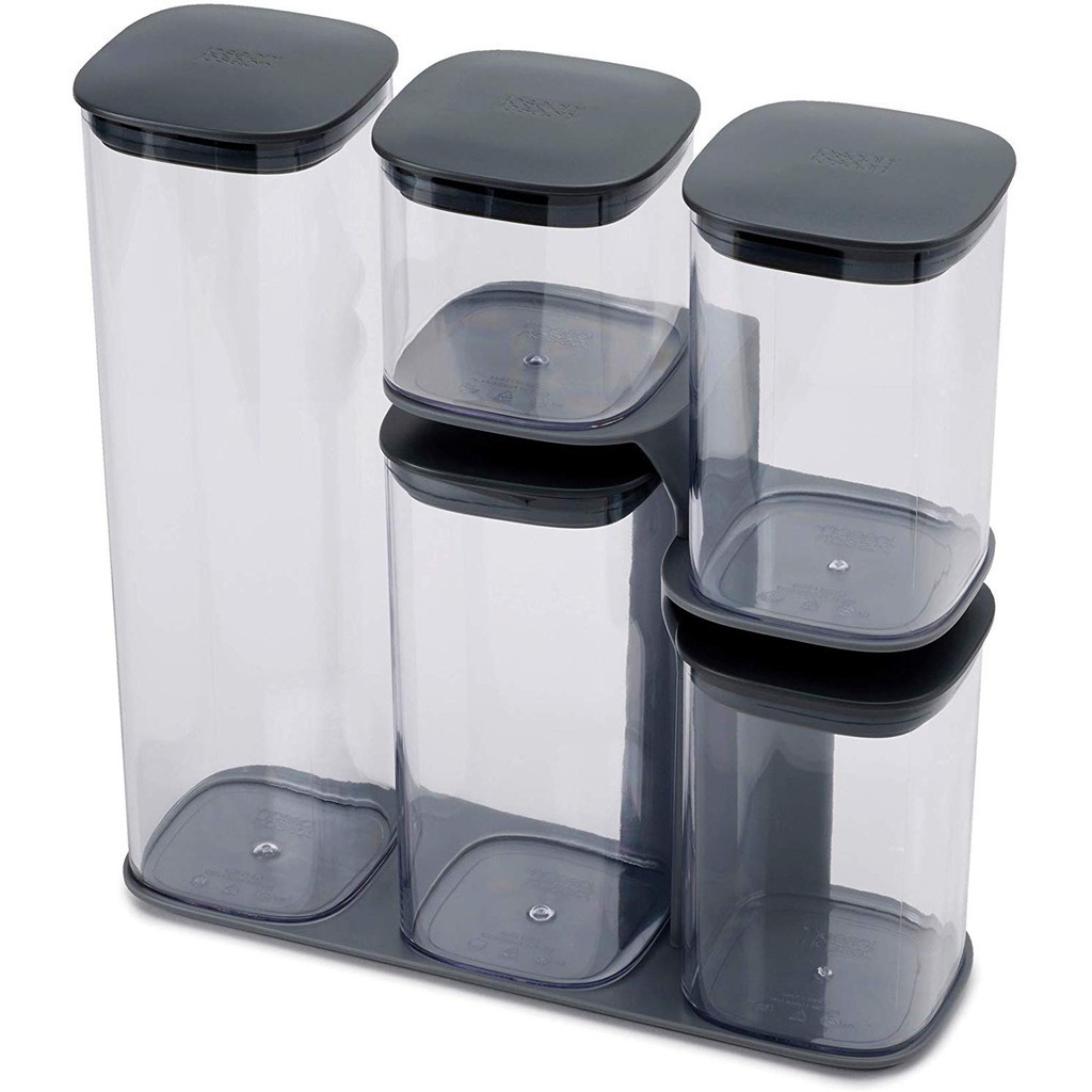 Set 5 hộp đựng đồ khô, gia vị JOSEPH JOSEPH PODIUM