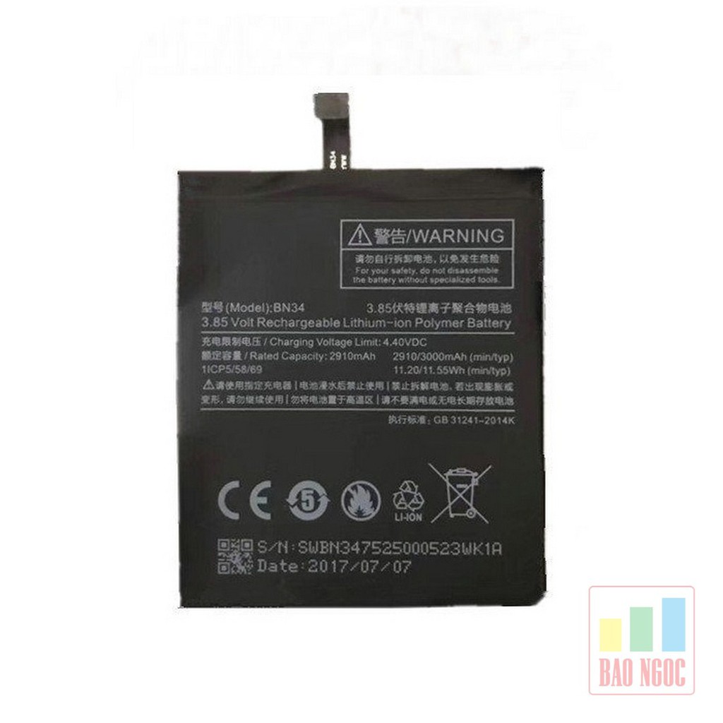 Pin Xiaomi Redmi 5A