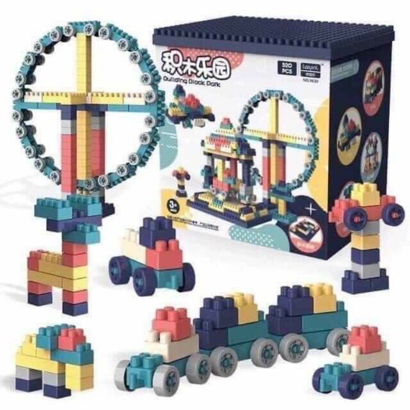 Bộ lego xếp hình 520 chi tiết - Đồ chơi an toàn và kích thích khả năng phát triển cho bé